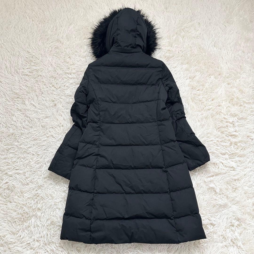 美品✨️セオリー 3wayロングダウンコート フード ファー 黒 S