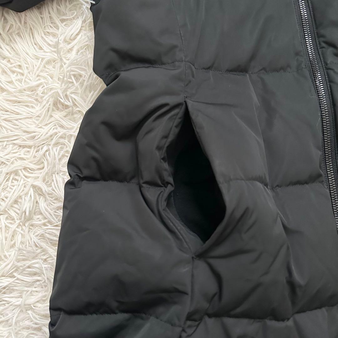 美品✨️セオリー 3wayロングダウンコート フード ファー 黒 S