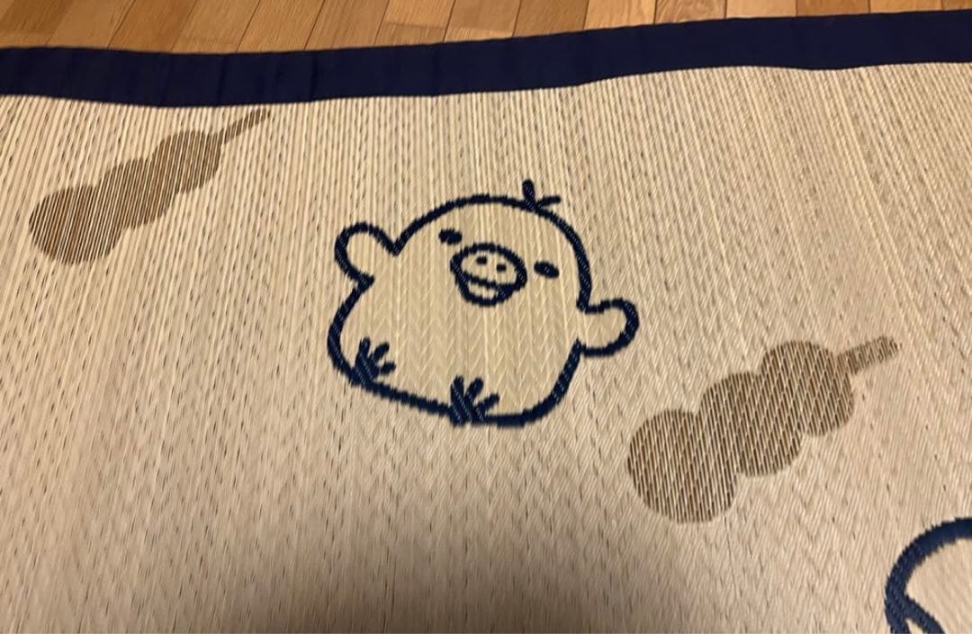 リラックマ 花ござごろ寝マット 畳 ゴザ 井草 い草 ラグ 花ござ 日本製