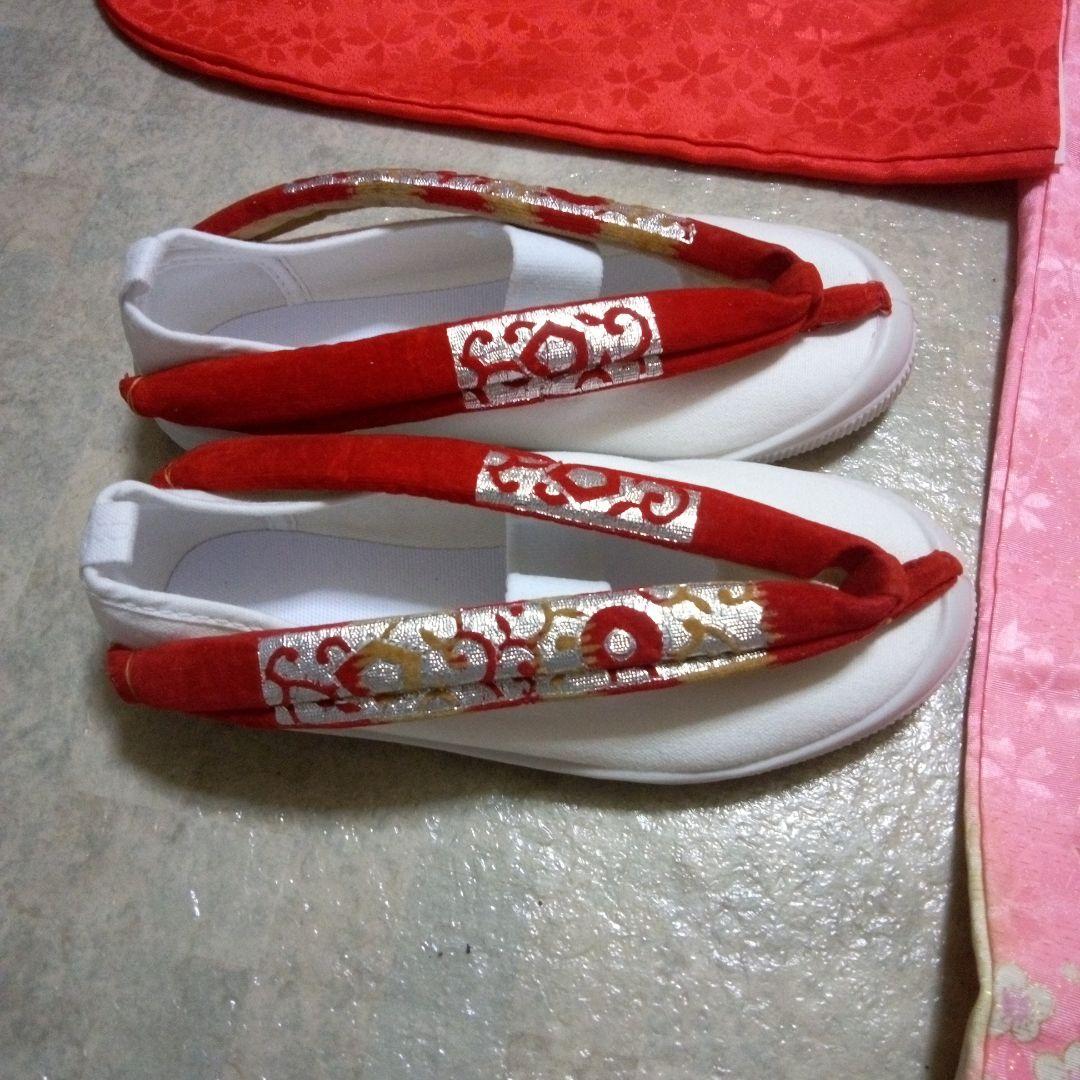 七五三【可愛いピンク振袖】『正絹袋帯付き』小物付きセット