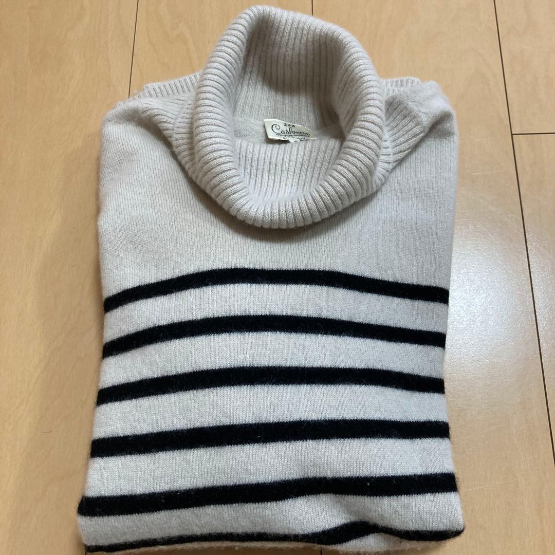 2024AW 23区 ピュアカシミヤ タートルネックニット 38