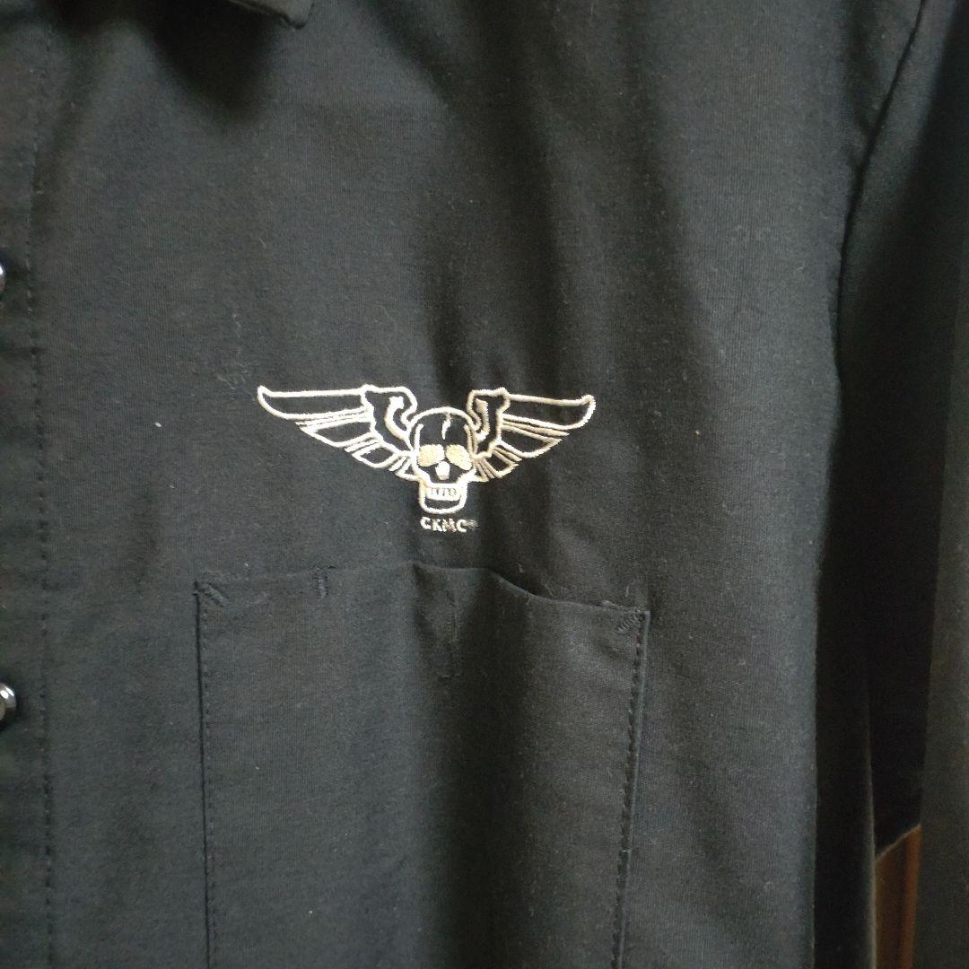 CRAZY KEN'S M/C 半袖ワークシャツ 黒