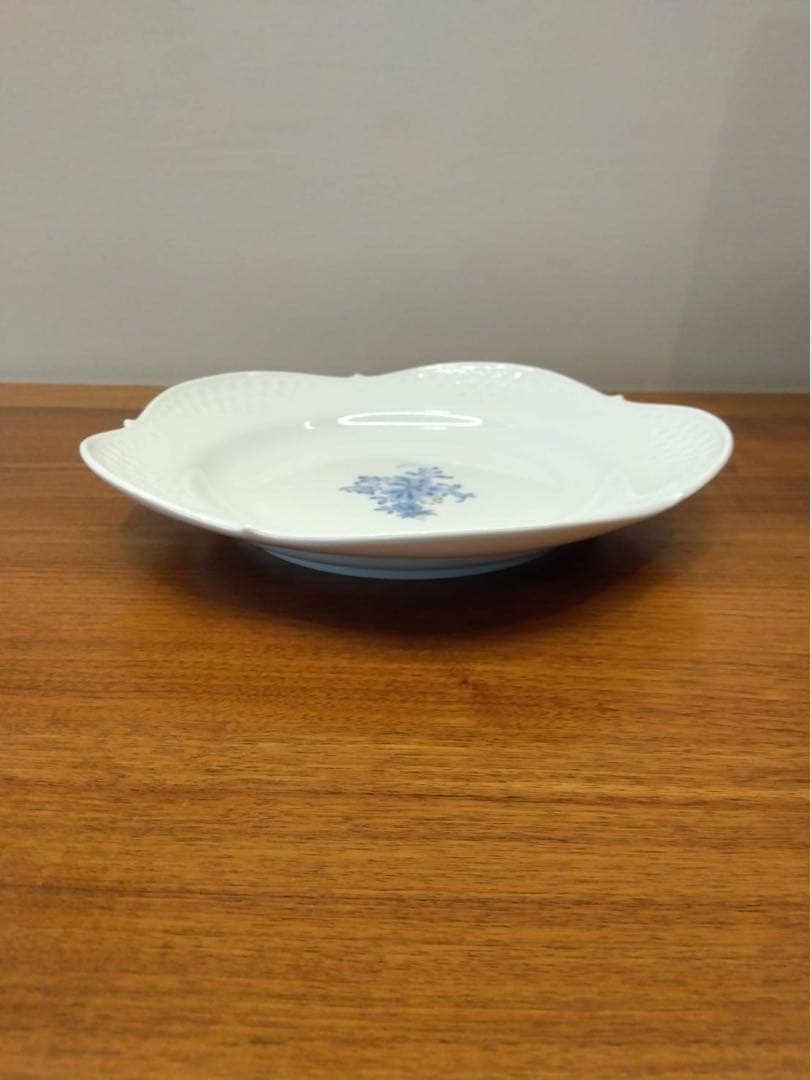 花柄波型皿 直径約25cm ５枚セット