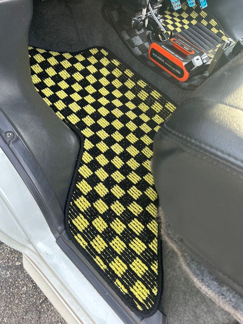 2104Style エブリィ62w用チェック柄フロアマット（1台分）