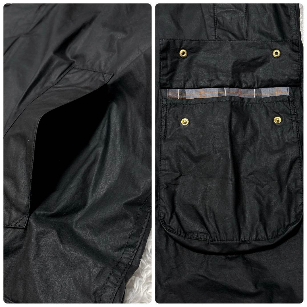 美品✨ Barbour Gamefair SHIPS別注 ワックス 黒 38