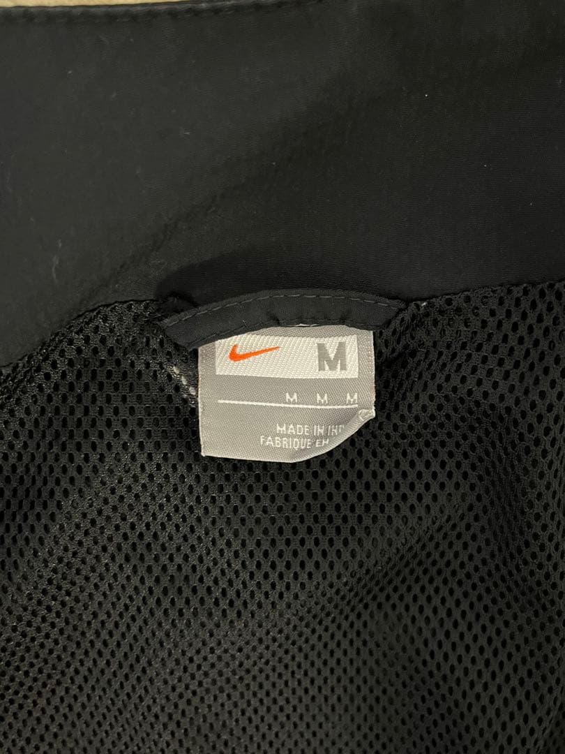 希少　レア　インテル　ナイロンジャケット上下セットアップ　NIKE ブラック　M