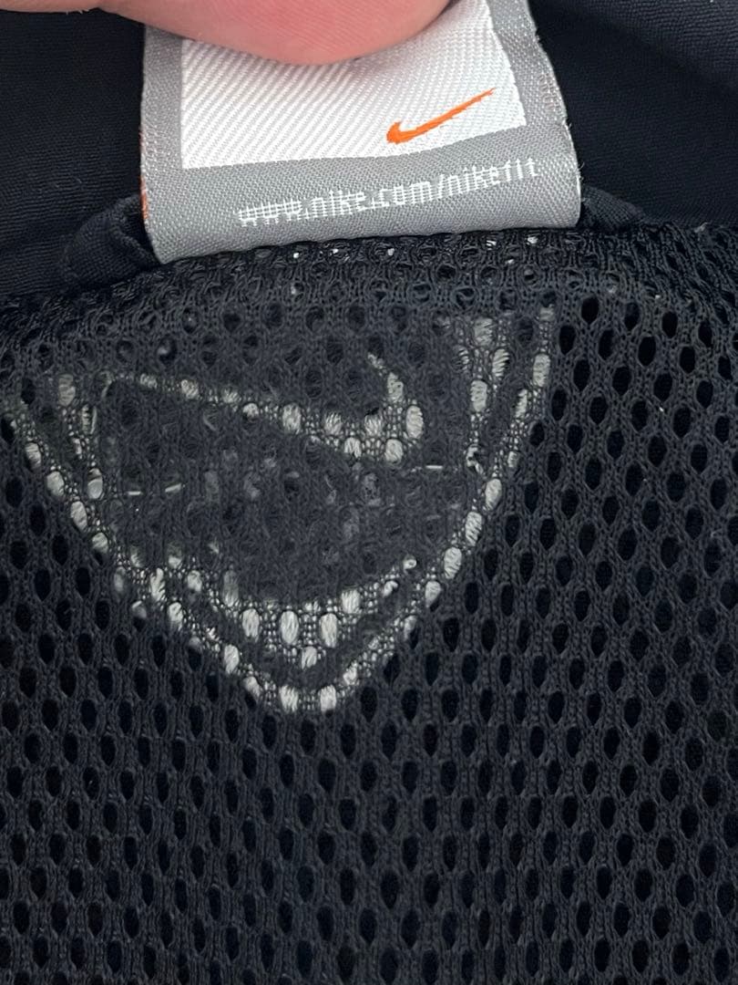 希少　レア　インテル　ナイロンジャケット上下セットアップ　NIKE ブラック　M