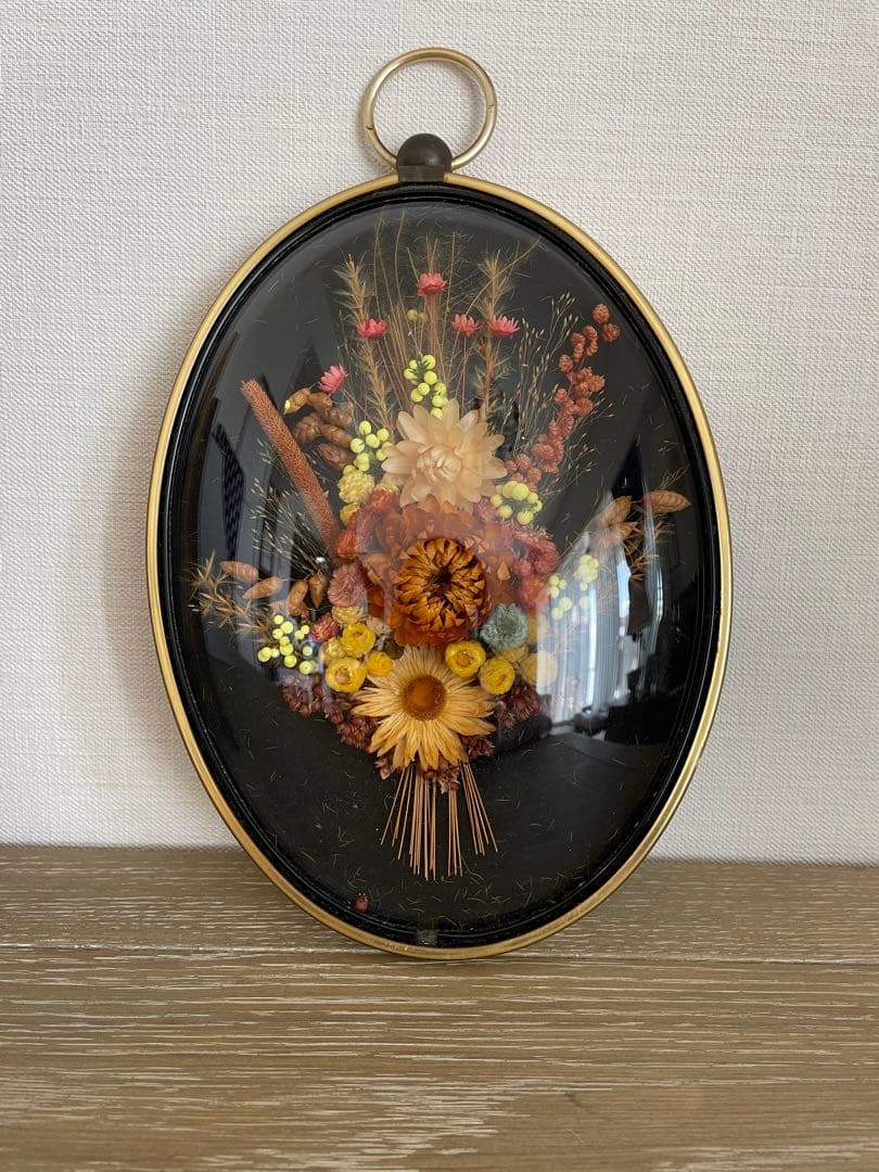 アンティークガラスドームフレーム