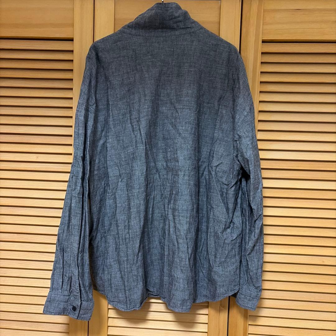 テンダーロイン　シャンブレー　ハイネック　シャツ　 　サイズL