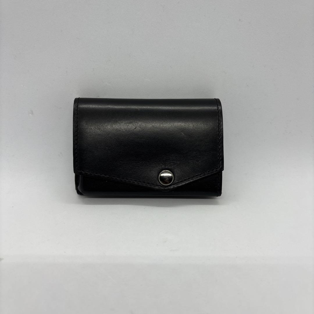 【美品】　アブラサス　小さい財布　ブッテーロ　ブラック