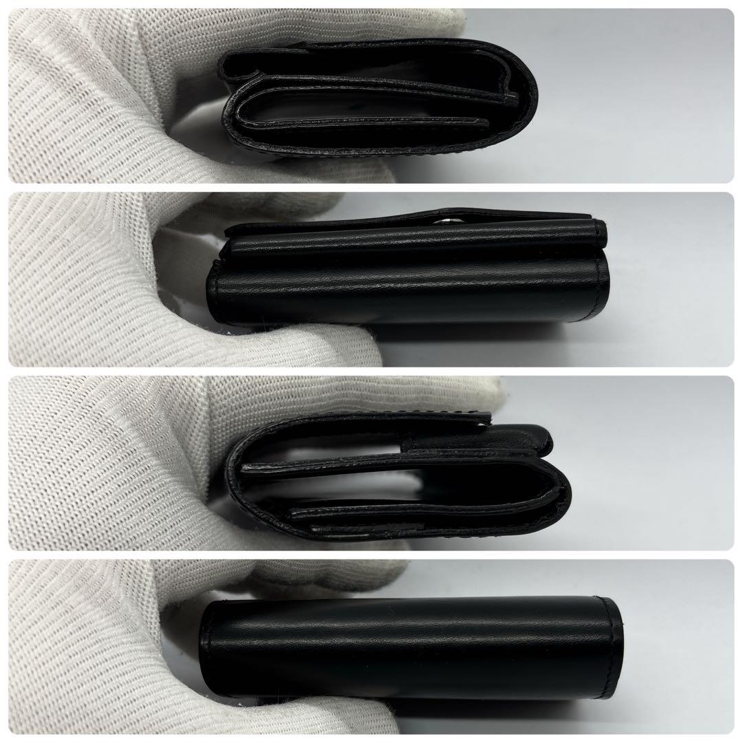 【美品】　アブラサス　小さい財布　ブッテーロ　ブラック