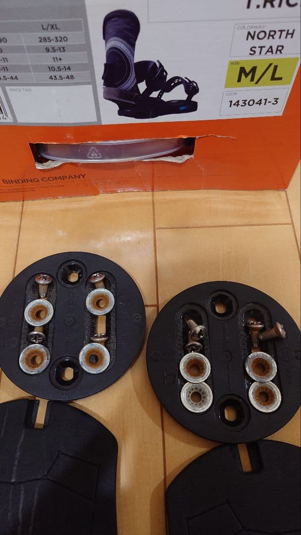 Union Bindings T.RICE　 M/L ブラック