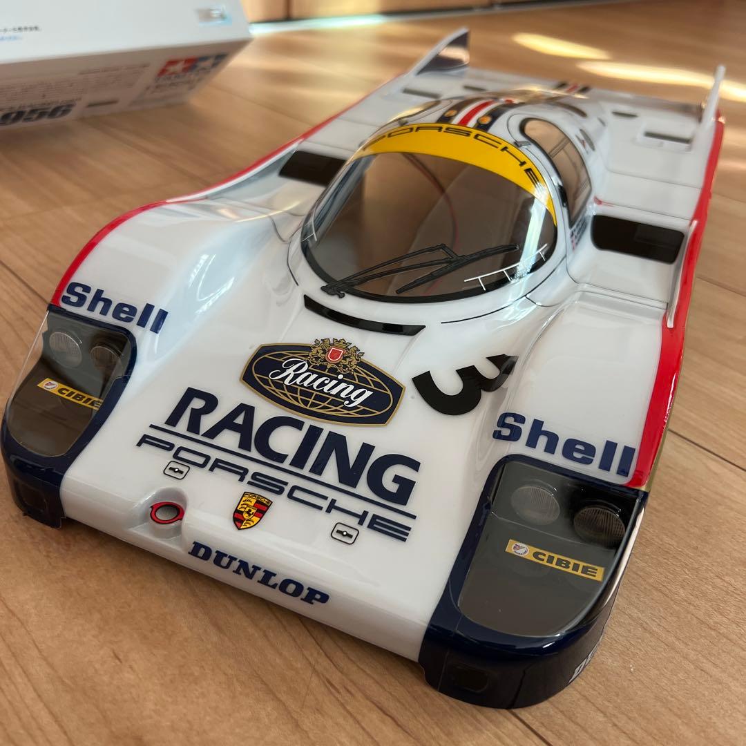 4*！様 タミヤ　ポルシェ956 ボディー完成品LED付き