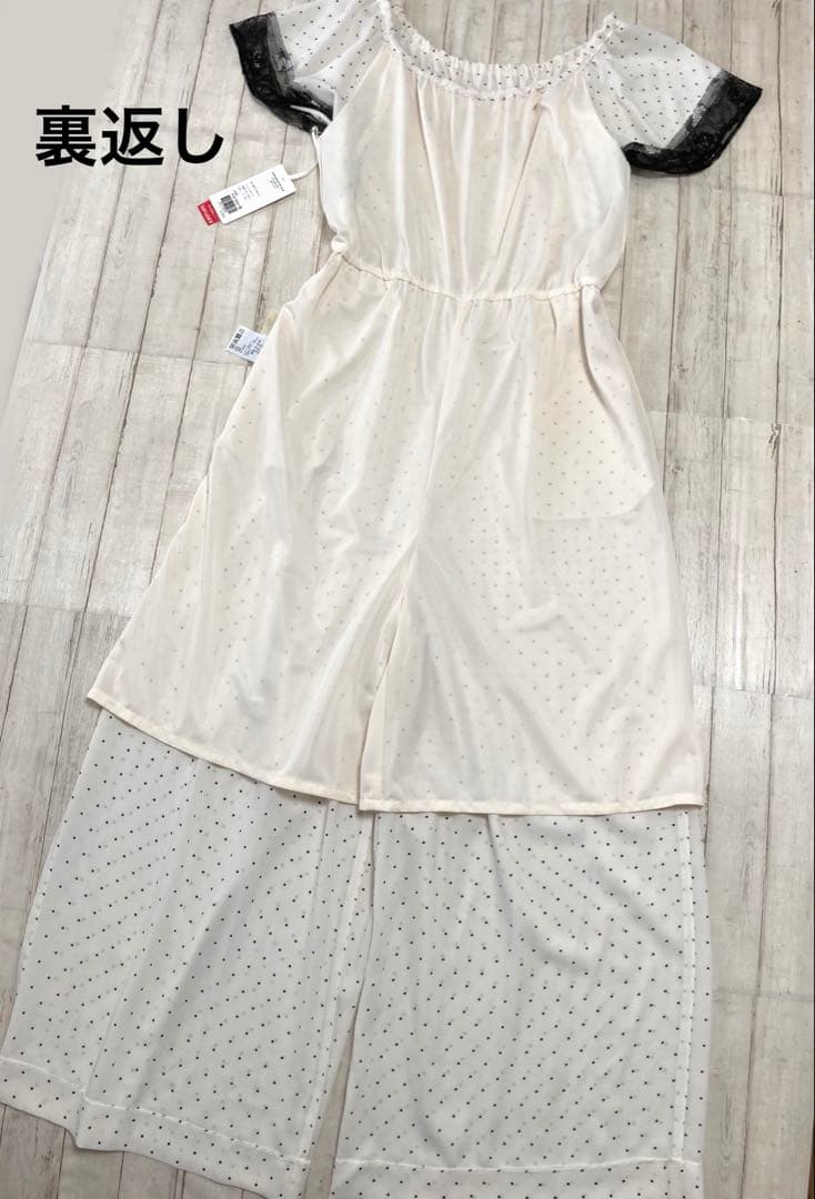 貴子品★新品★ Diagram グレースコンチネンタル ドットサロペット