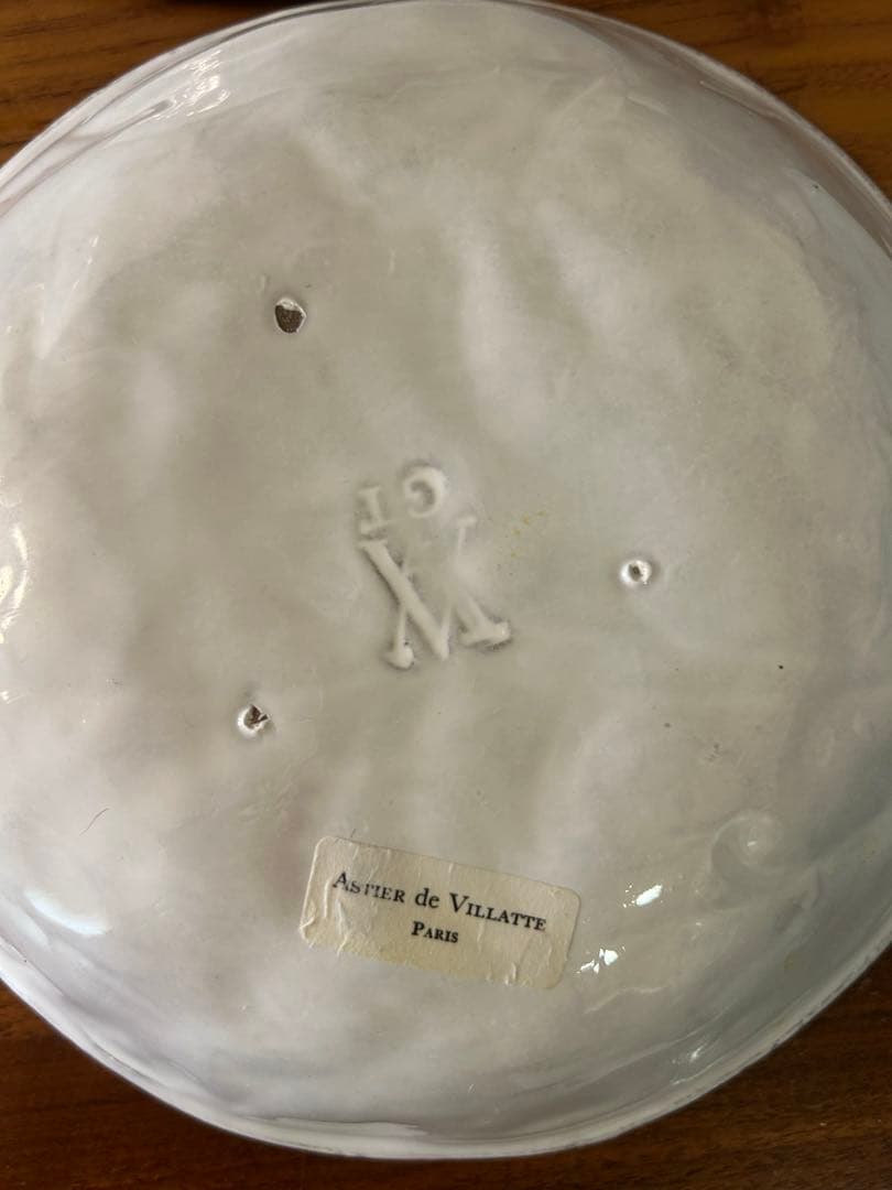 Astier de Villatte アスティ ロビンソン スーププレート小3枚
