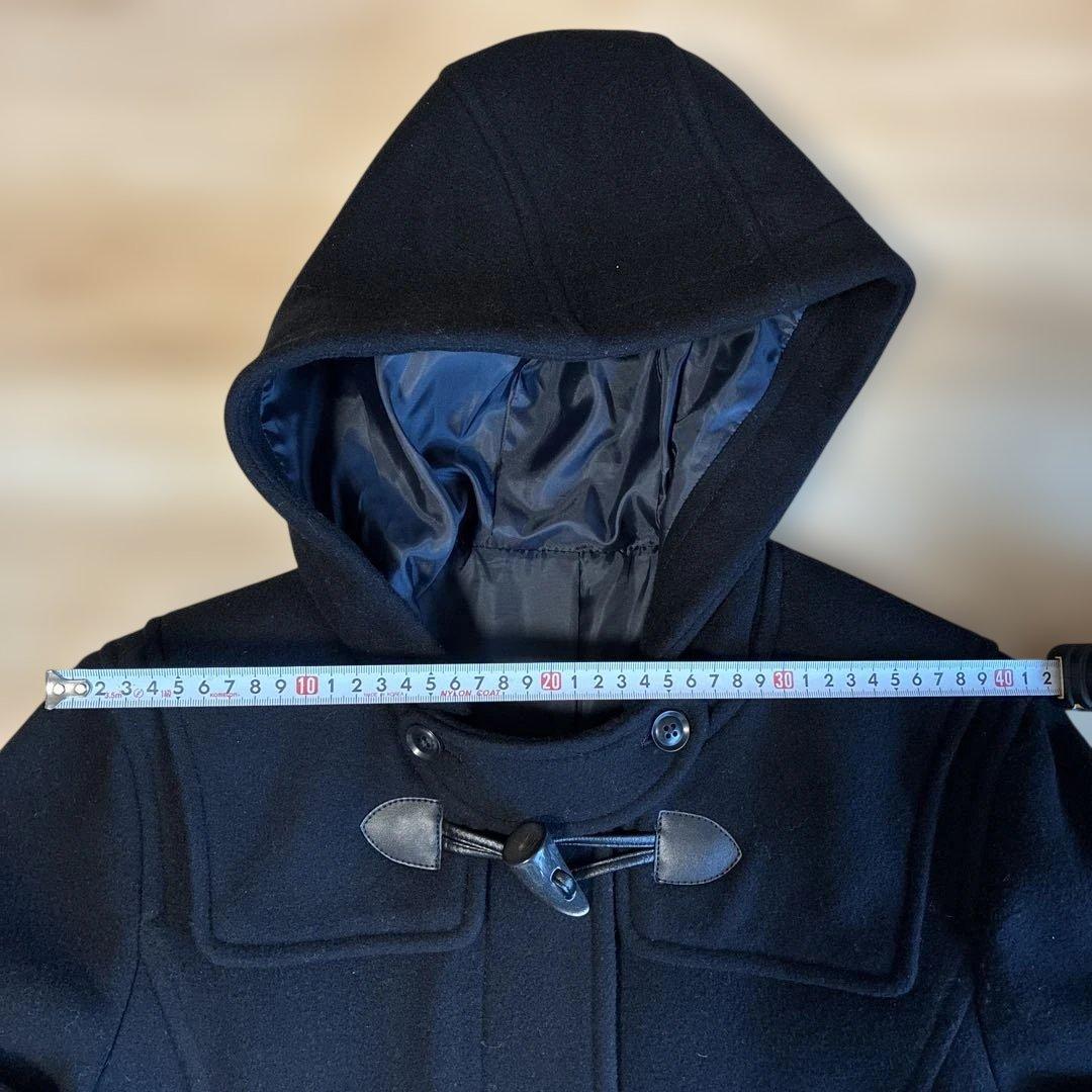 【美品】EAST BOY Venus ダッフルコート11号〈アンゴラ混〉ネイビー