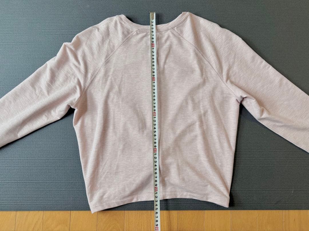 Lululemon ベビーピンク 長袖 ヨガウェア