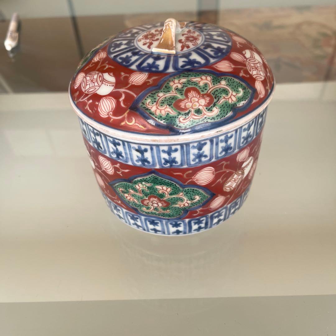 江戸　元禄　古伊万里　蓋物