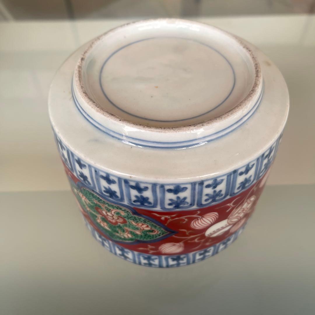 江戸　元禄　古伊万里　蓋物