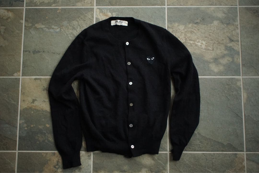 play comme des garcons カーディガン ブラック M