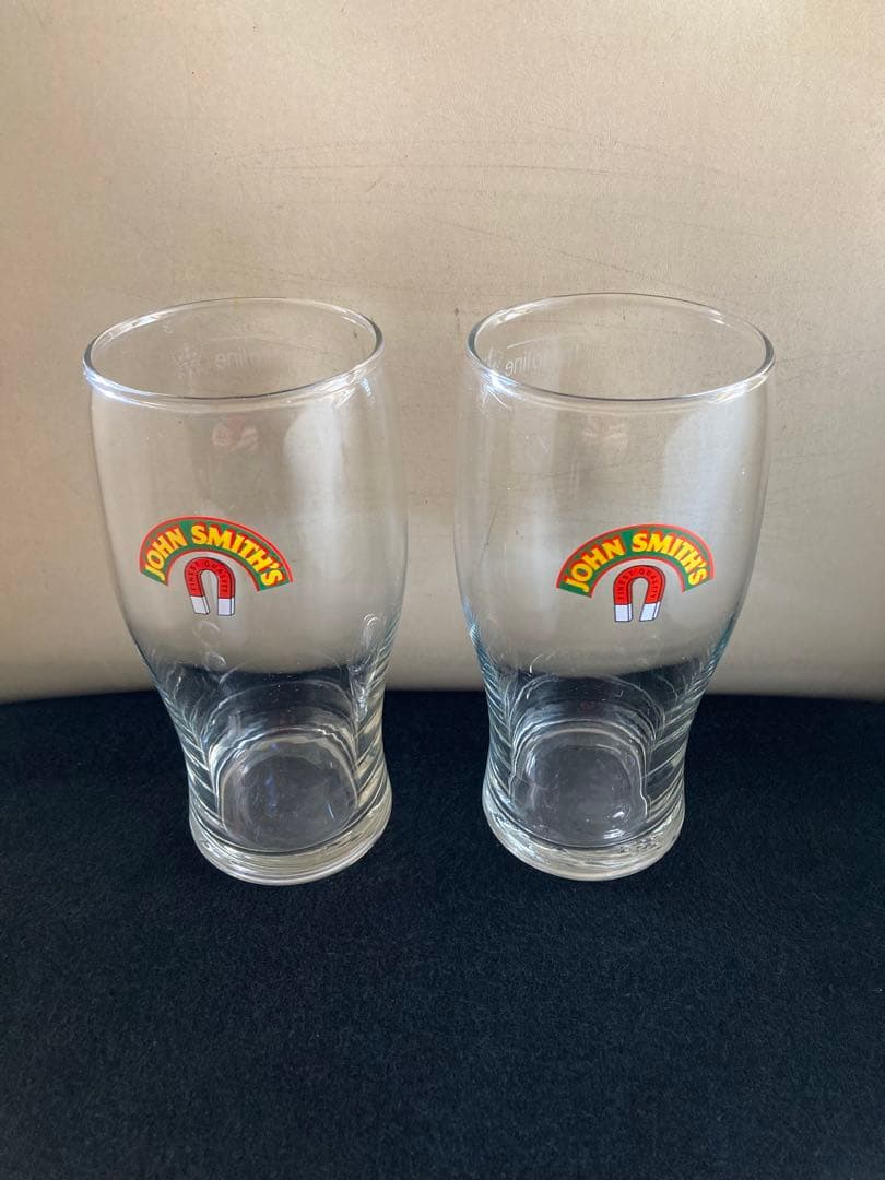 ビンテージビ-ルグラス(JOHN SMITH’S)2ケセット