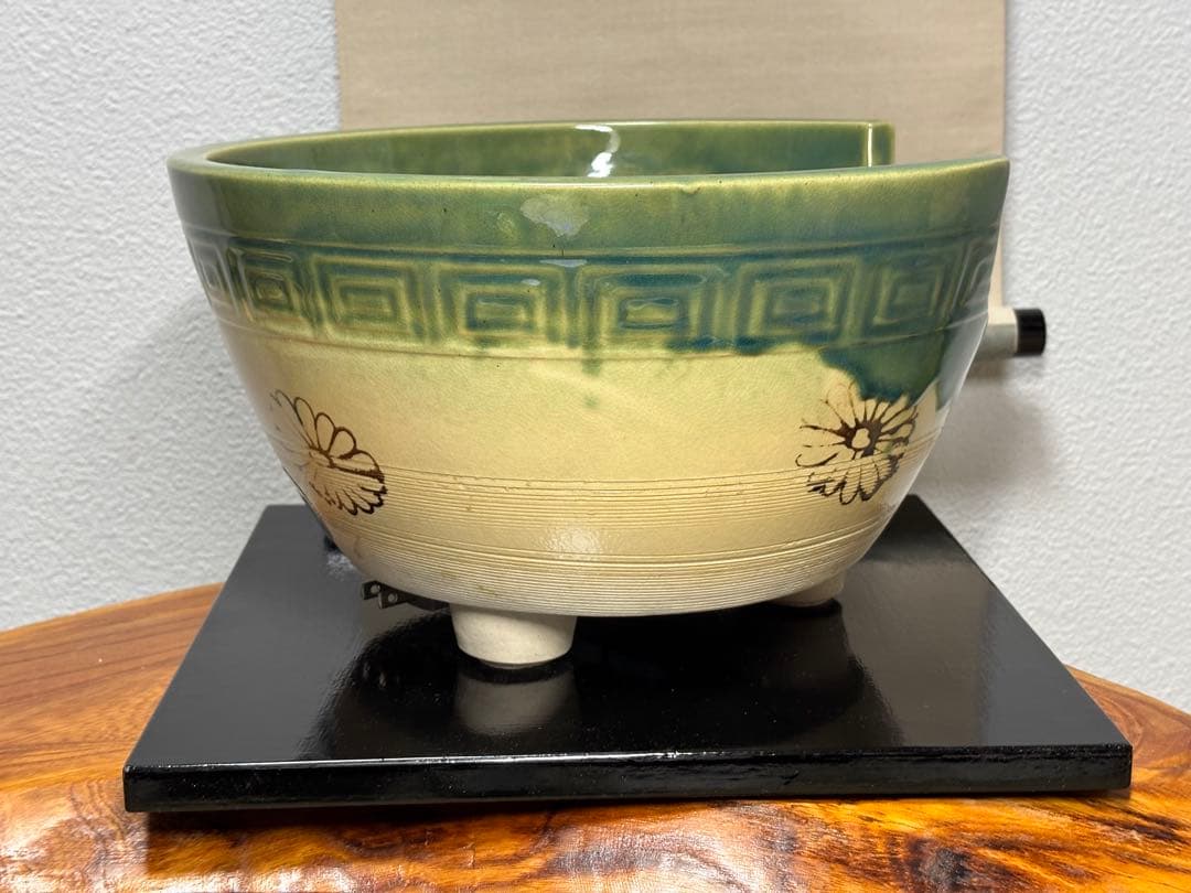 風炉型電熱器 野々田式 織部 道安型 炉用炭型電熱器