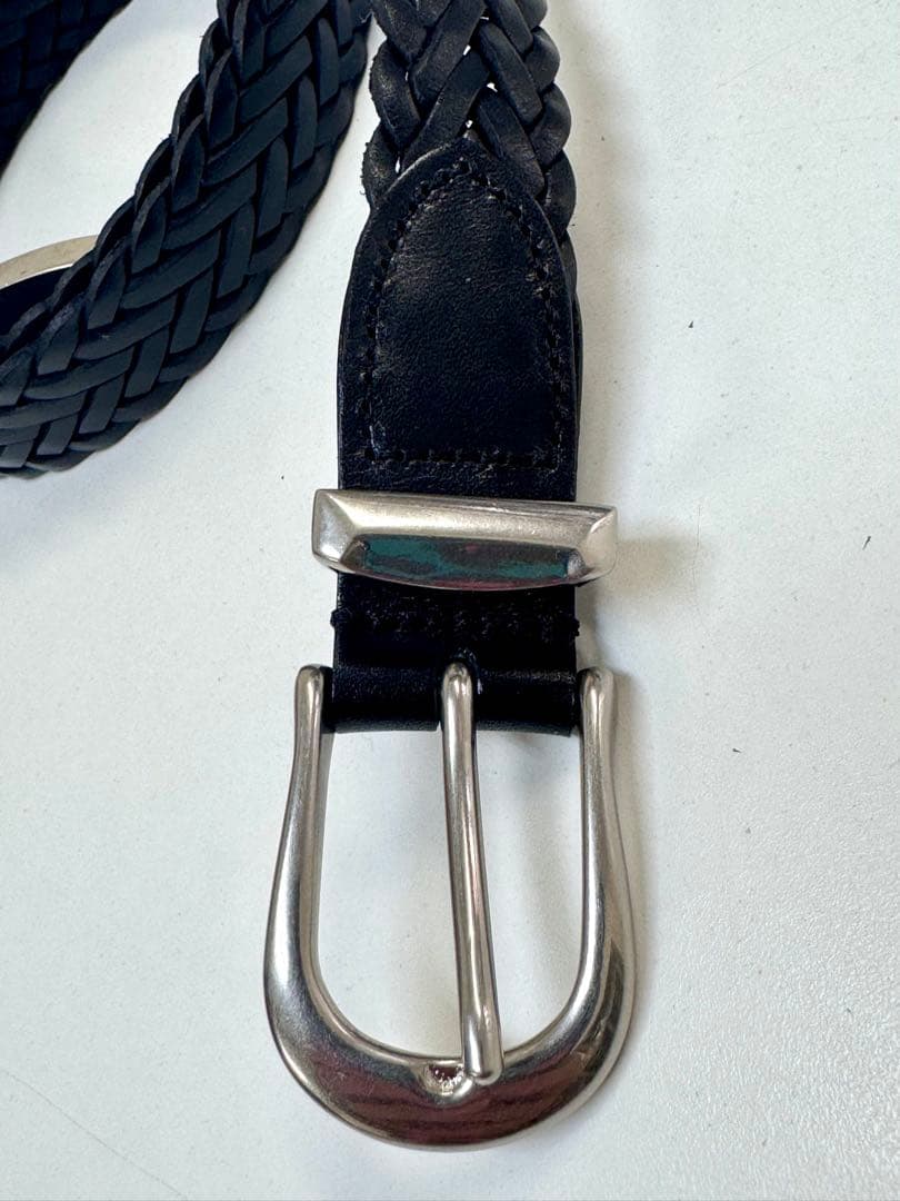 THE SOLE カーフメッシュ プンターレベルト　試着のみ 黒