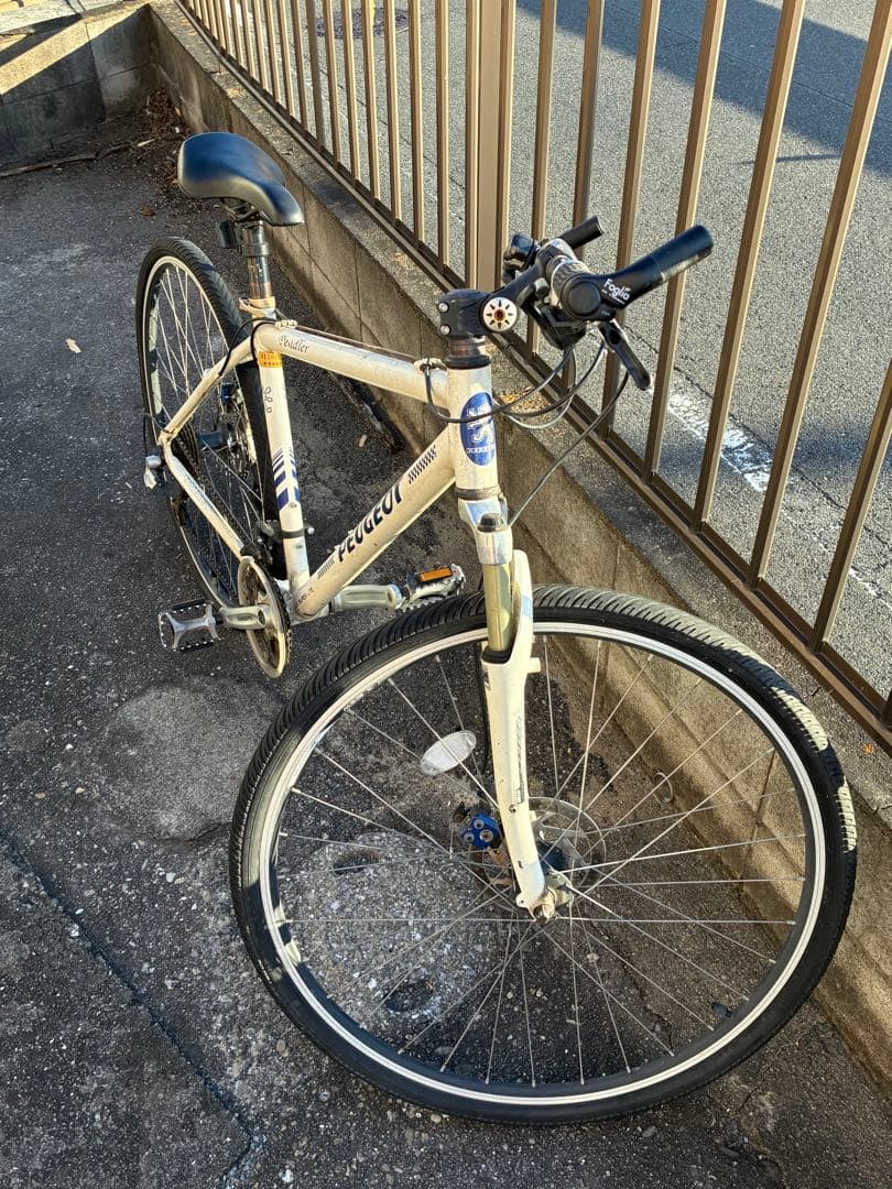 マウンテンバイク 26インチ ホワイト PEUGEOT ディスクブレーキ