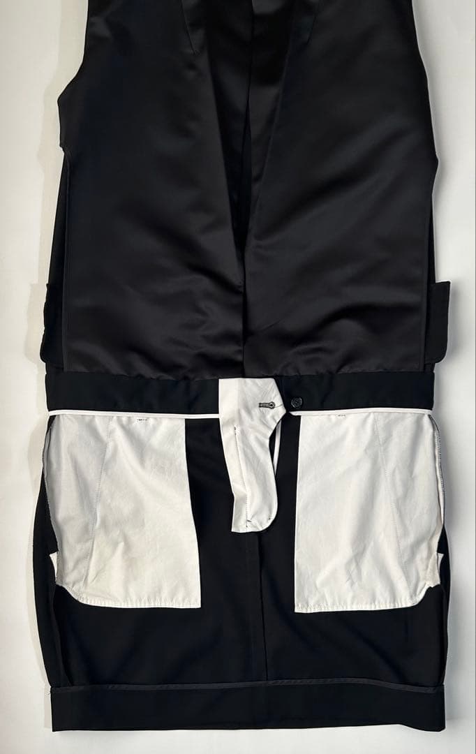 フランス製 celine フィービー期 タキシード オールインワン ワンピース黒