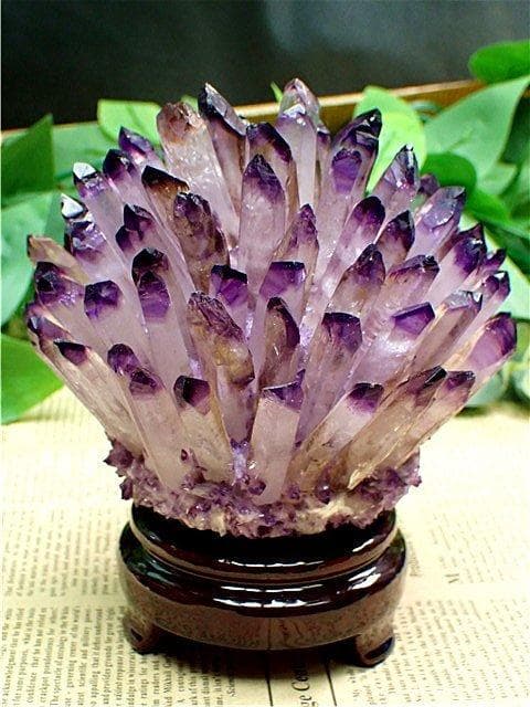 約：1055gAAA級家庭円満天然アメジストクラスターB85G6/335G13A