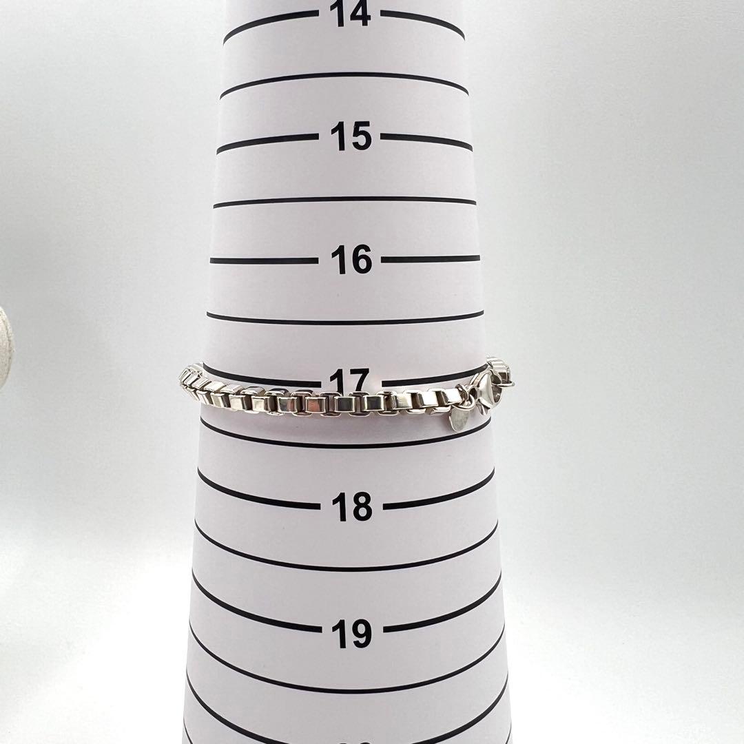 【美品】TIFFANYティファニー ブレスレット ベネチアン 925 17センチ