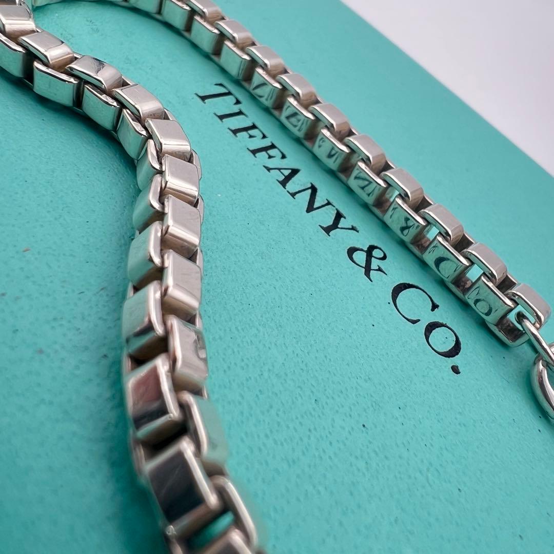 【美品】TIFFANYティファニー ブレスレット ベネチアン 925 17センチ