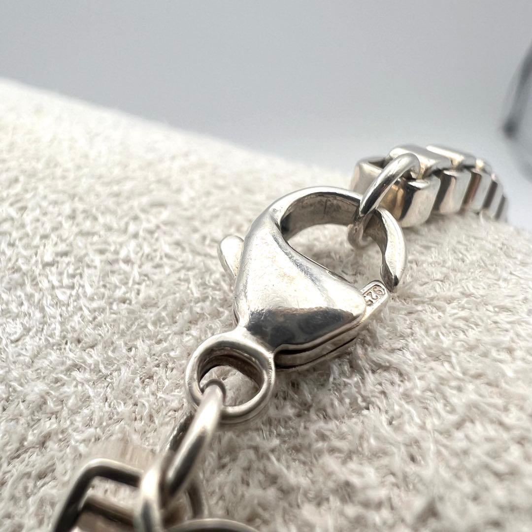 【美品】TIFFANYティファニー ブレスレット ベネチアン 925 17センチ