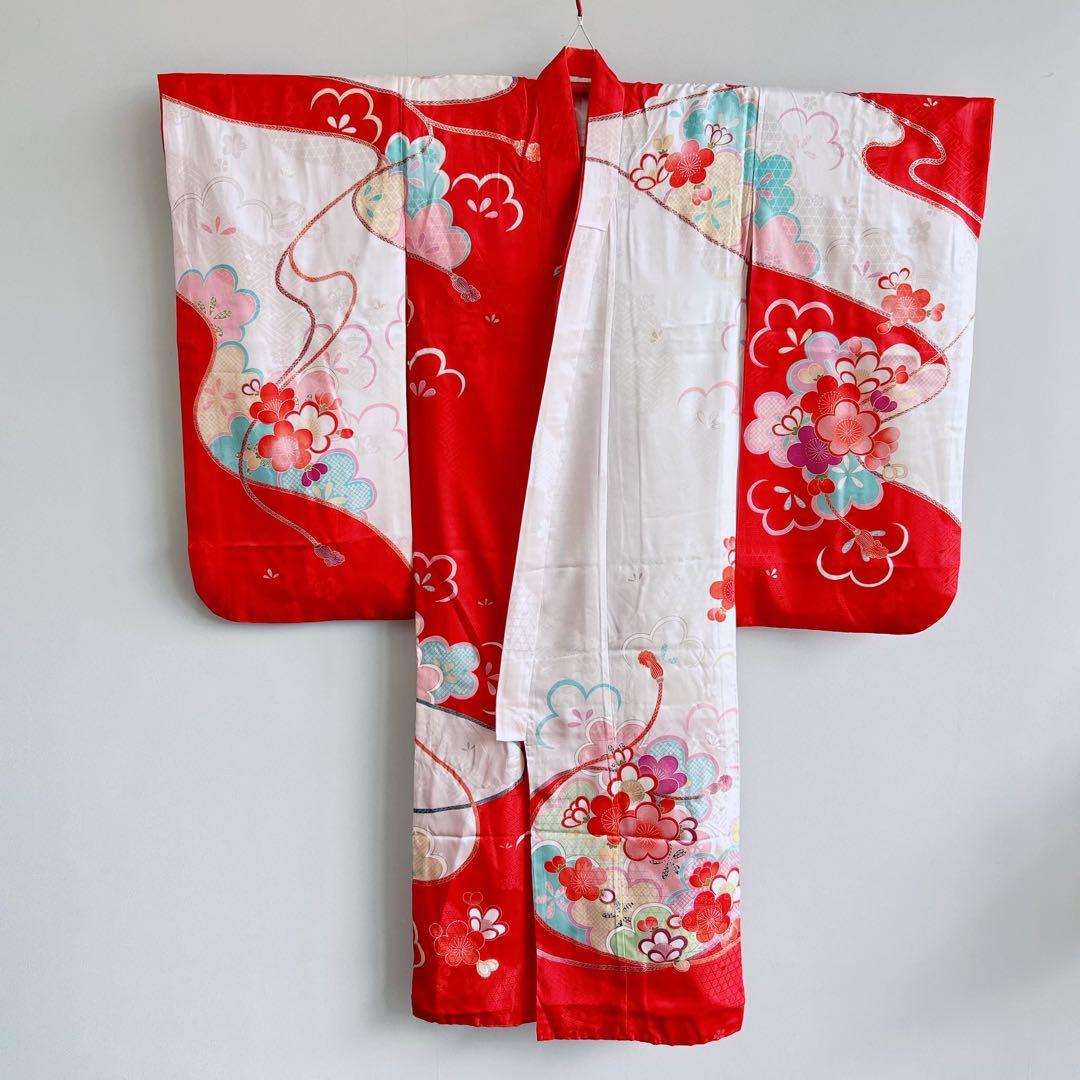 フルセット　七五三７歳女の子　着物　帯　簡単半衿　小物　51834