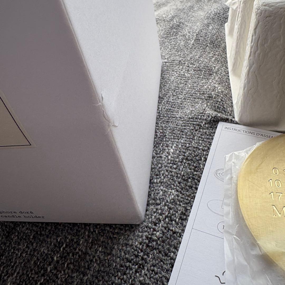 メゾン マルジェラ　レプリカ ゴールデン キャンドルホルダー 限定品