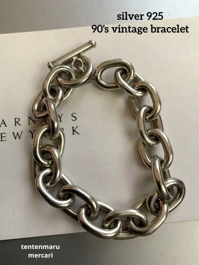 S*o様 MDM ☆シルバー925☆90's ヴィンテージ ブレスレット☆68.