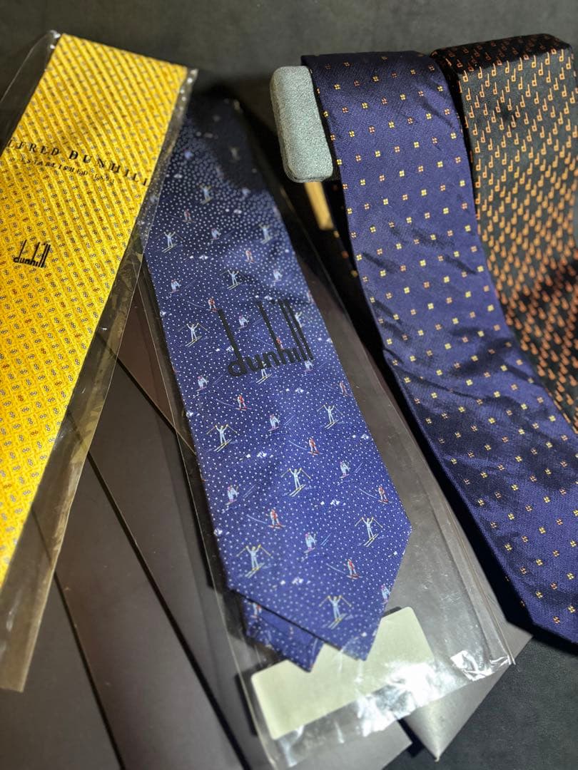 dunhill ネクタイ4本セット 未使用含む 美品