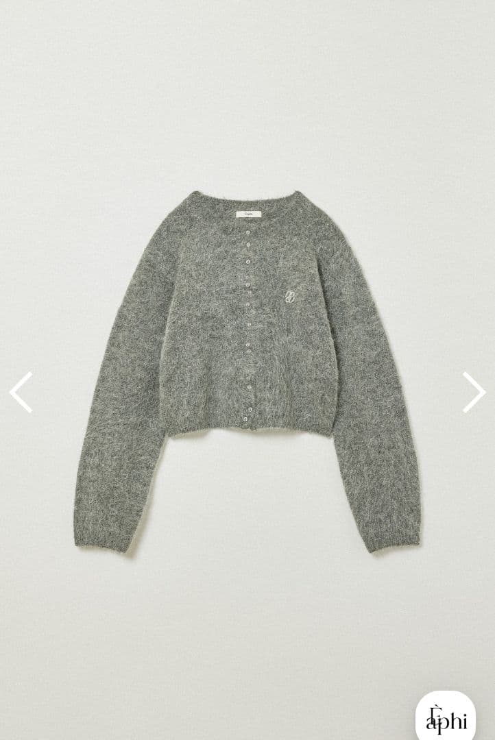 ス*ノ様 eaphi ALPACA MOHAIR CARDIGAN