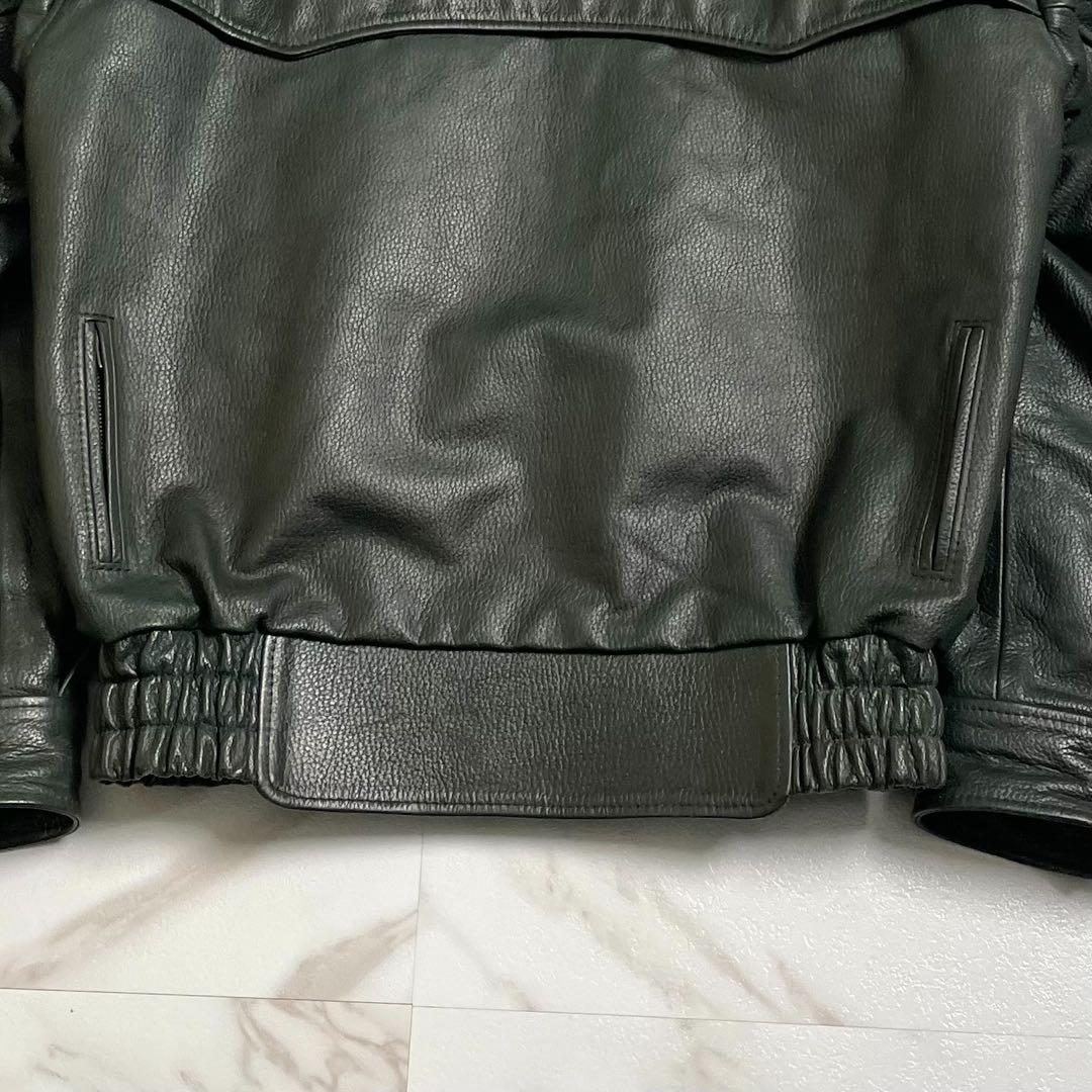 【美品✨】PAIR SLOPE 2way ライダースジャケット ライナー 緑