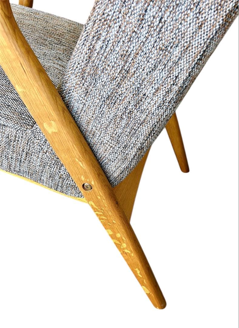 【美品】UNICO ウニコ HESTA ラウンジチェア ブラウンミックス