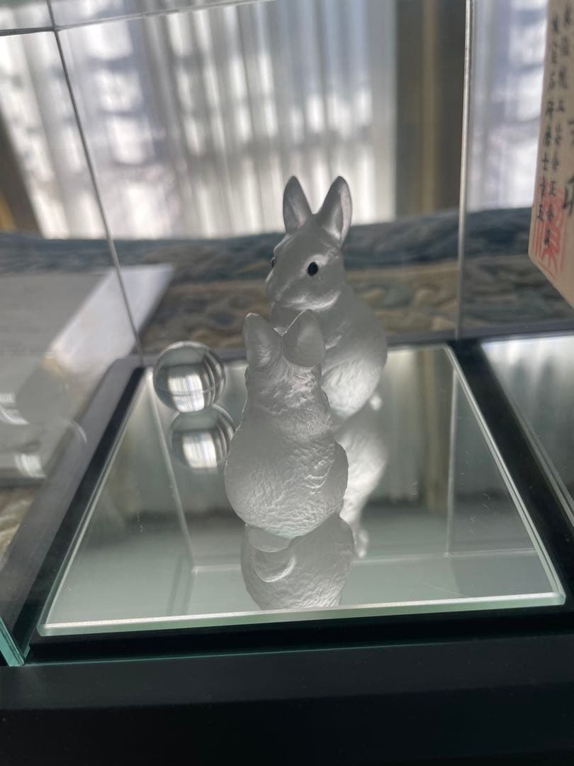 エクセルヒューマン 山梨県水晶美術彫刻　福寿卯　34万➡️20万 更にお値下げ
