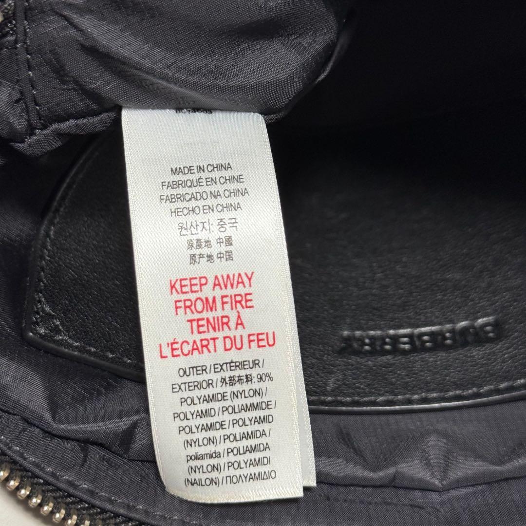 BURBERRY バーバリー ボディバッグ ウエストポーチ ナイロン 黒