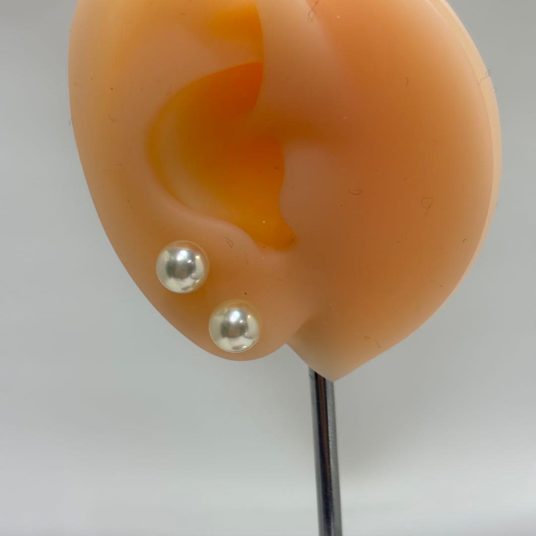 482 パールピアス　あこや真珠　7.0mm サージカルステンレス
