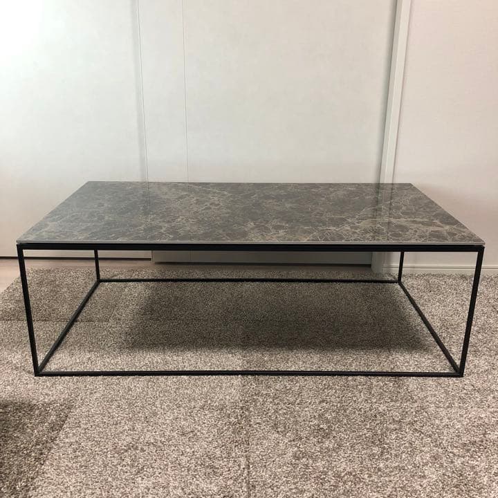 【かずきんぐ】リビングテーブル　ローテーブル　カリガリス