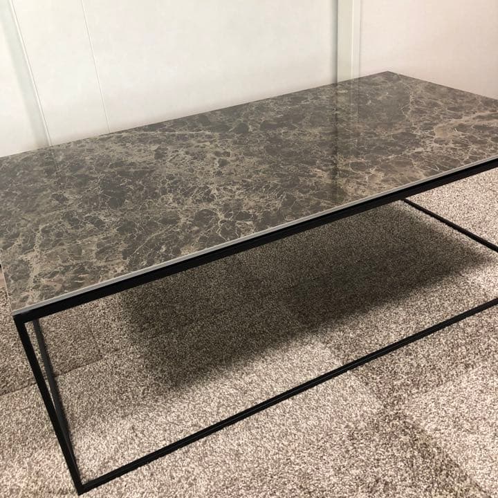 【かずきんぐ】リビングテーブル　ローテーブル　カリガリス