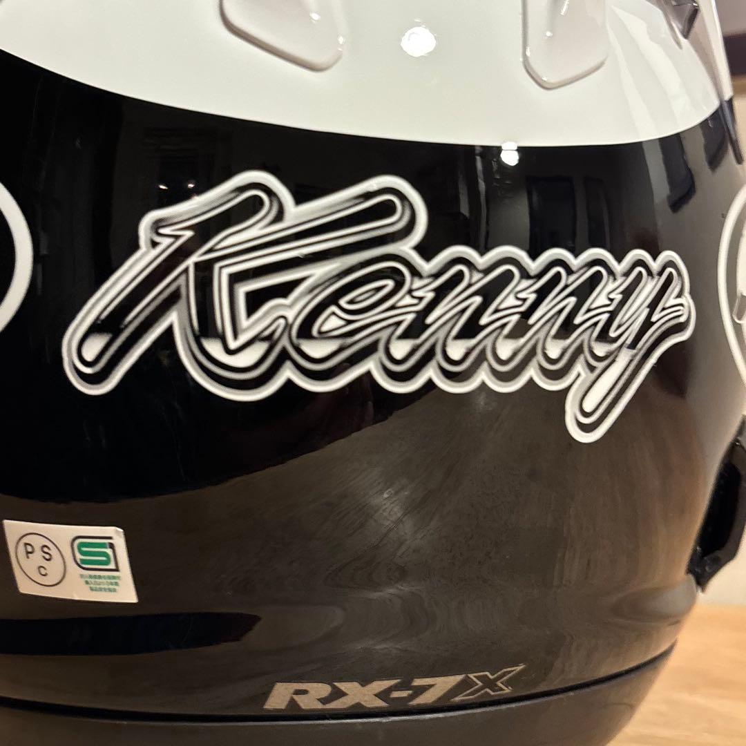 絶版アライヘルメット　ケニーロバーツ　RX-7 X
