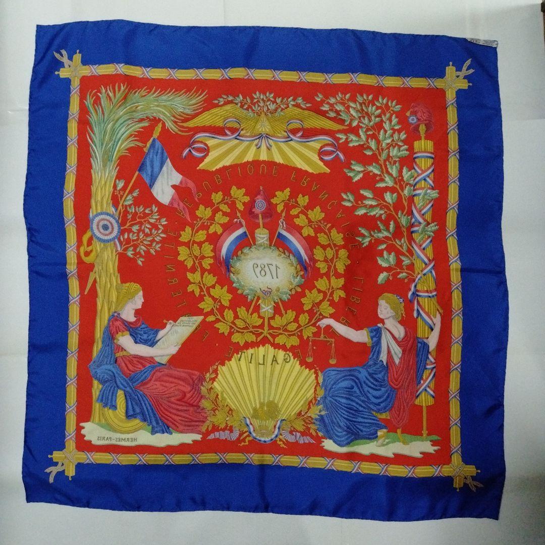 ✨️エルメス✨️　スカーフ カレ90 「フランス革命」柄お値下げしました