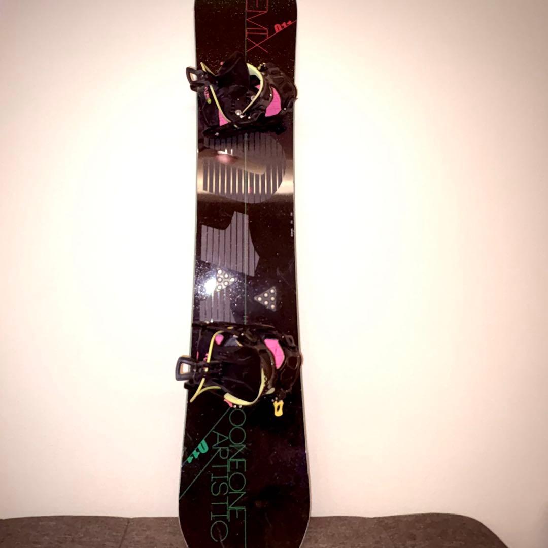 【スノーボードセット】011ボード ＋FLOWビンディング メンズ 152cm