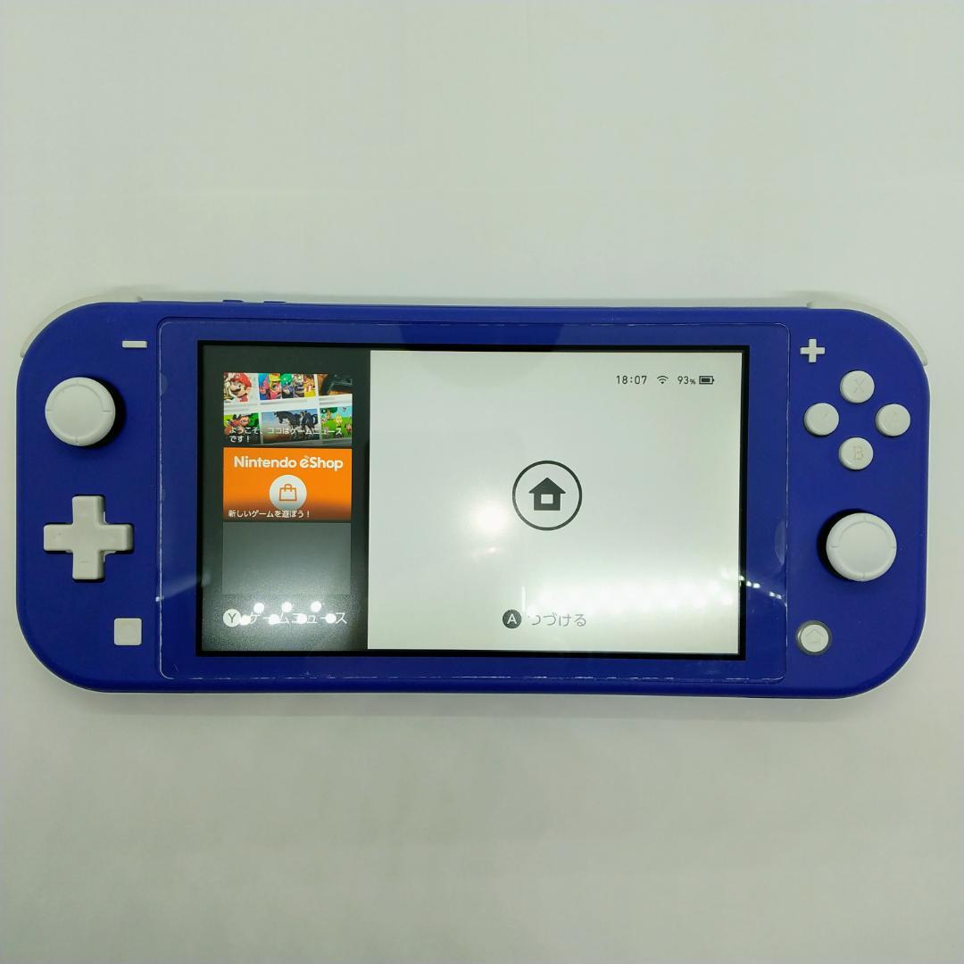 ①　動作正常　Nintendo Switch ライト　本体　ブルー　青　Lite
