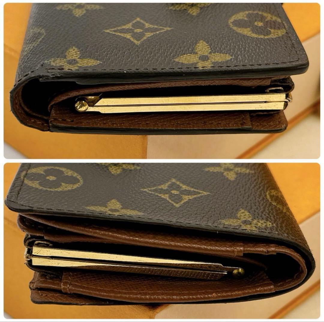 【極美品✨】ルイヴィトン ポルト モネ ヴィエノワ モノグラム がま口 折り財布